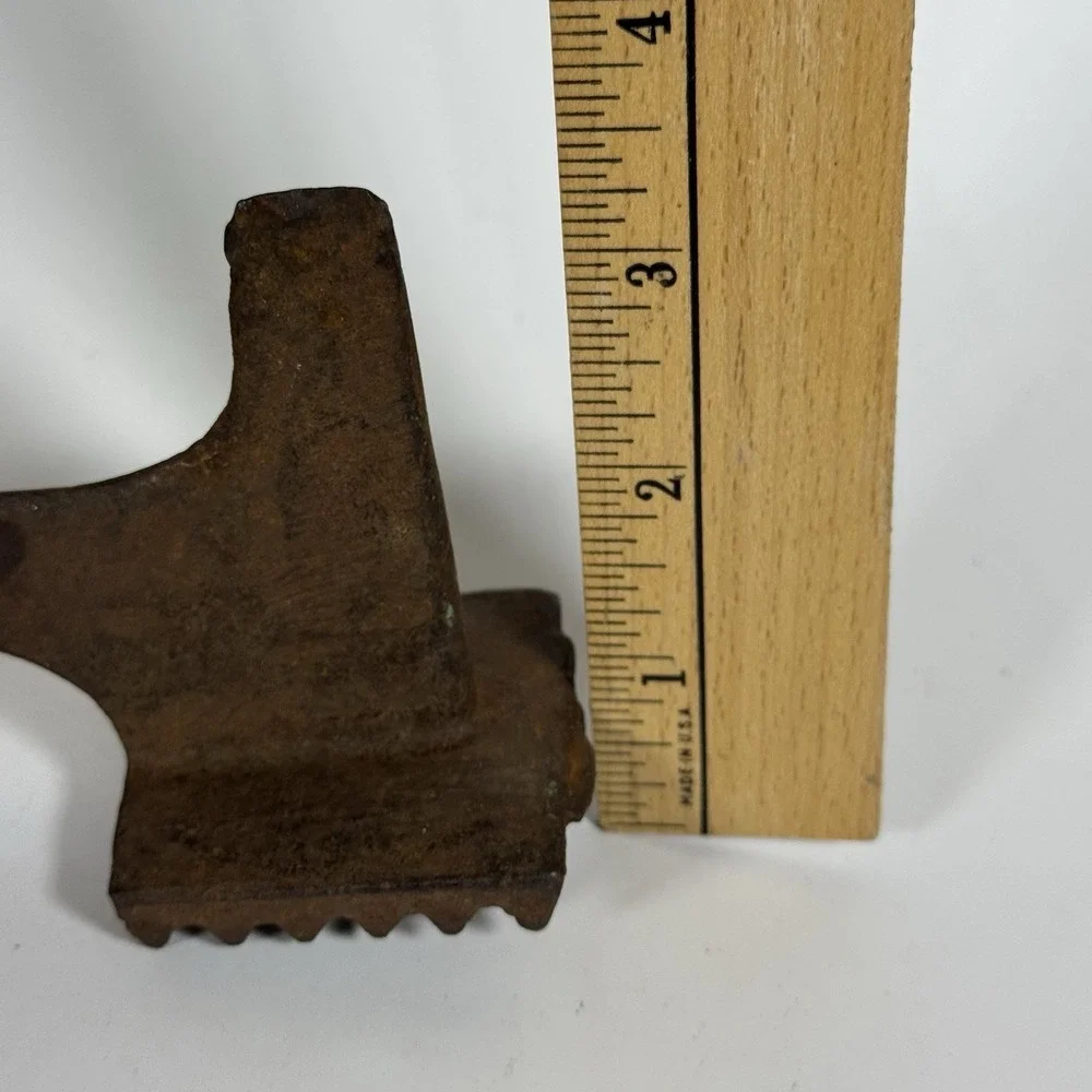 Antique‎ Cast Iron Meat Tenderizer Kitchen Tool Ice Hammer Rustic Kitchen Tool